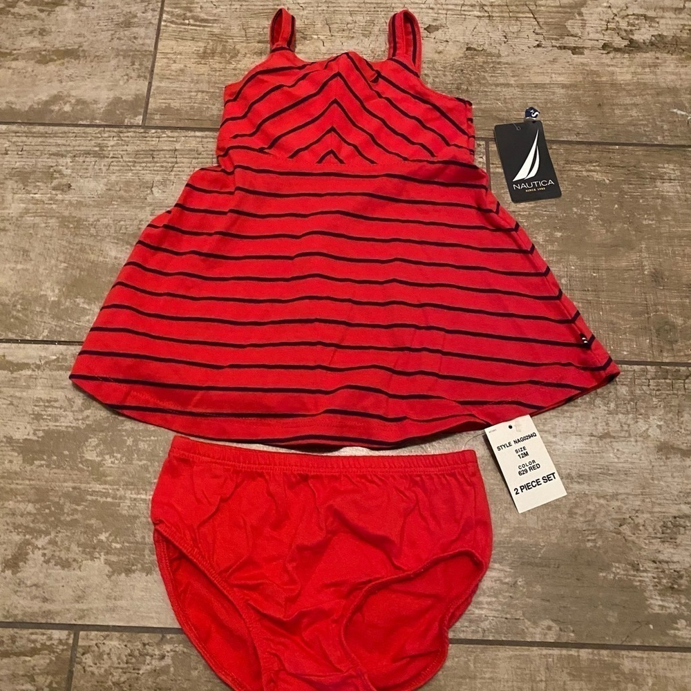 NWT 2-piece Nautica striped set